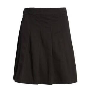 BP. by Be Proud Gender Inclusive Pleated Cotton Twill Skirt Black Medium NWOT